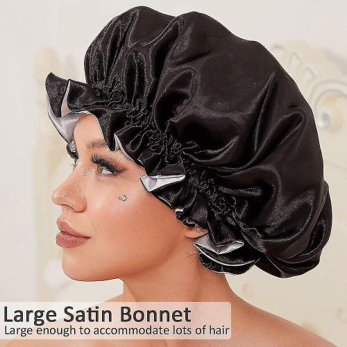 Silk Hair Sleeping Bonnet Cap