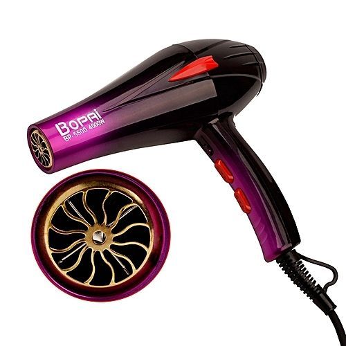 Bopai Hair Blow Dryer 4000Watts - Black & Purple