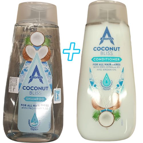 Astonish Coconut Bliss Shampoo + Coconut Bliss Conditioner pp
