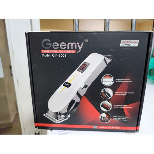 Geemy Electric Hair Clipper Barbering Machine - Kinyozi