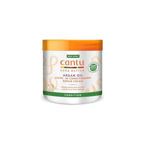 Cantu Argan Oil Leave-In Conditioning Repair Cream.