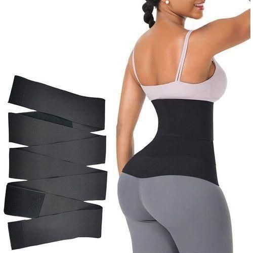 Bandage Wrap Lumbar Waist Trainer Sweat Sauna Belt Body Shaper Trimmer Snatch Me Up Tummy Belt