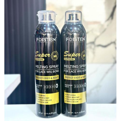 Foisten Melting spray for Lace wig bond + Free tail comb