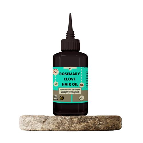 Rosemary Clove Hair Oil - Encourage new hair follicle growth, Strengthens strands, Reducing thinning and promoting volume.