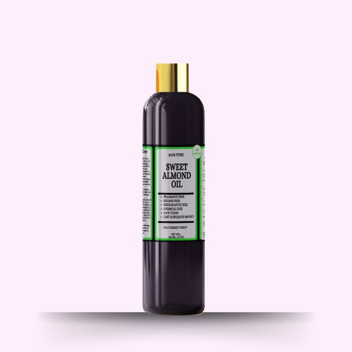 Greenpack Organics Sweet Almond Oil- 250ml, Nourish Skin & Hair,Softens and smooths for supple, moisturized skin