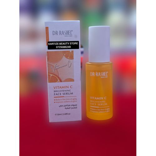 DR RASHEL Best vitamin c brightening face serum reduce fine lines of aging, improves radiance and glowing