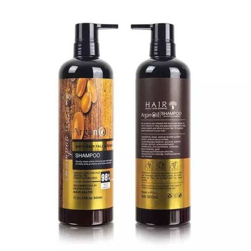 Moroccan Argan Oil Anti-Hair Fall & Renewal Hair Care Shampoo Dry Damaged.