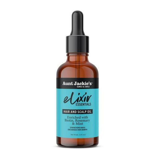Aunt Jackie'S ROSEMARY,MINT, BIOTIN GROWTH OIL- Hair & Scalp Treatment Oil.