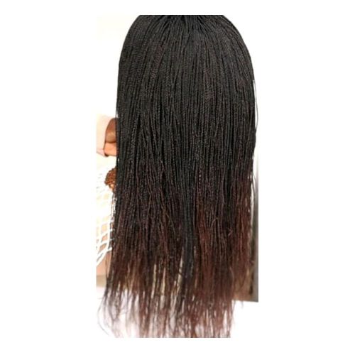 Long Straight Twisted/Braided Wig