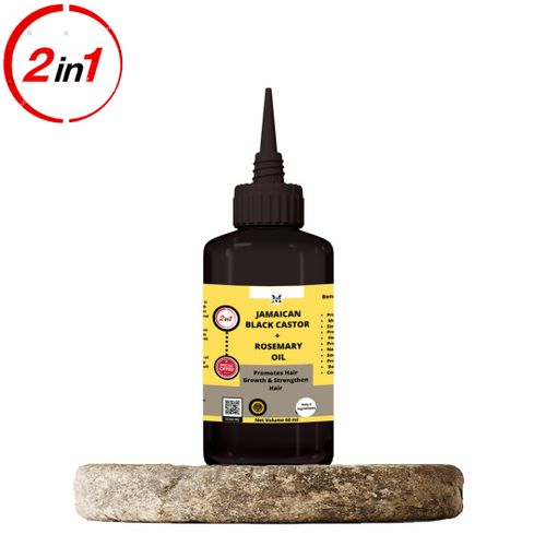 Mekis Jamaican Black Castor & Rosemary Oil–Promotes Hair Growth And Prevent Greying Of Hair