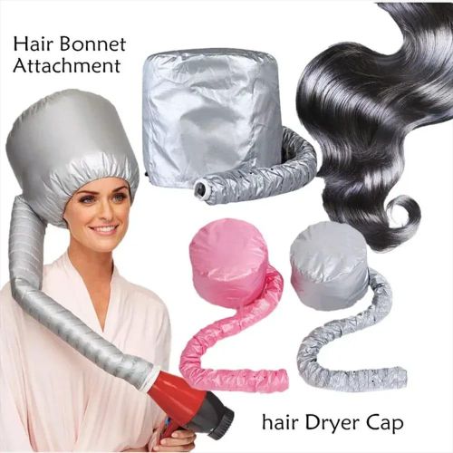 Bonnet Hair Dryer Attachment, These Versatile Hair-dryer Bags Slide Over Your Head And Secure Firmly To Start Drying Your Hair Rapidly While Keeping Your Hands Free