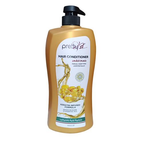 Pretty Be Hair Conditioner Infused with Keratin & Essential Oils. Conditions the hair, Moisturizes, Shines, Makes hair Longer, Smooth, Prevent Hair Breakage, Dandruffs, Strengthens Hair, Prevent Split ends & Reduce Friction & Make hair easy to style