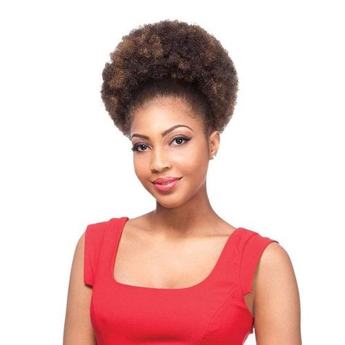 LARGE Adjustable Tinted Hair Afro Bun + FREE GIFT