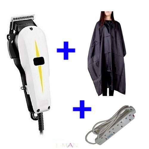 Geemy Hair Cut Shaving Machine +4-Way Extention+ FREE Shaving Gown