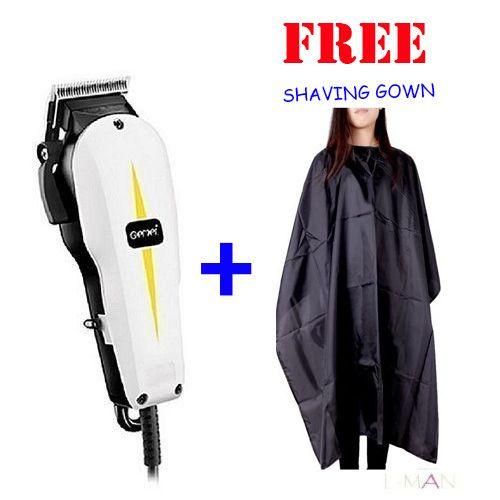 Geemy Professional Hair Cut Shaving Machine + FREE Shaving Gown