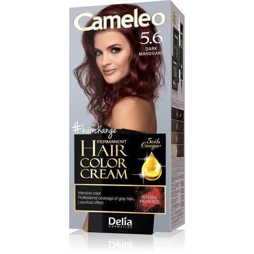 Delia Cameleo Permanent Hair Colour Cream Kit With Omega+ - 5.6 Dark Mahogany