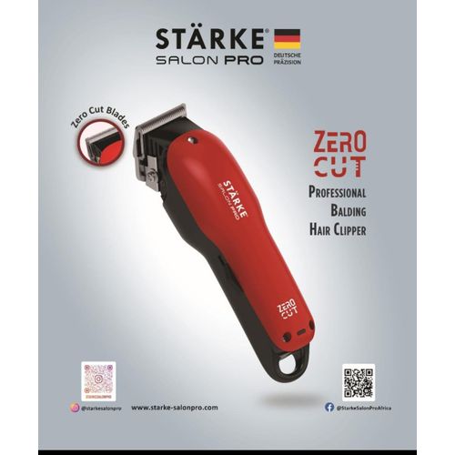 Starke Salon Pro Stellar Zero Cut Clipper - Ultra-Close Fades & Buzz Cuts, UK Plug (100-240V, Bald Fader)