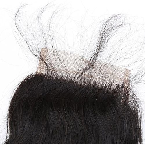 Body Wave Closure 10 Inch Lace Closure Free Part 4x4 Closure Human Hair 100% With Baby Hair Natural Black Color