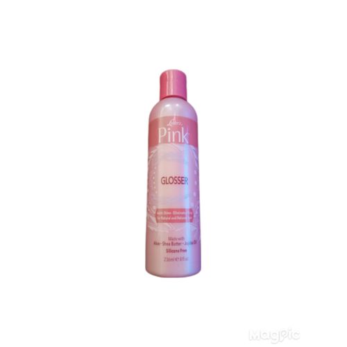 Pink Luster'S Hair Glosser with Aloe, Shea Butter & Jojoba Oil