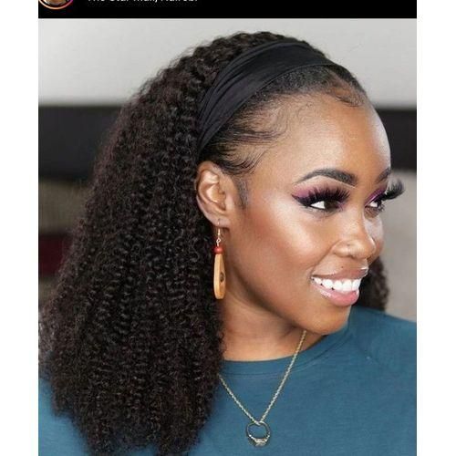 Long Curly soft and Fluffy women Headband wig + Free gift inside!!!