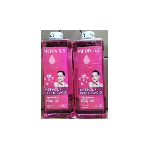 Medix 5.5 Retinol + FerulicAcid Age Rewind Firming Moisturizer Body Oil-1000ml