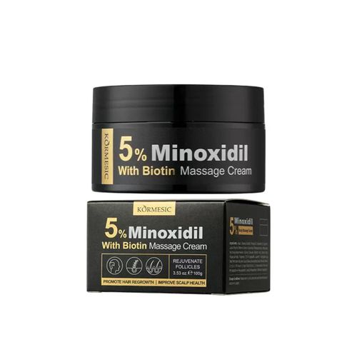 KORMESIC 5% Minoxidil with Biotin Massage Cream For men & women - 100g