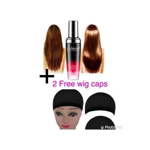 Luodais Classic Human Hair Serum + Wig Cap