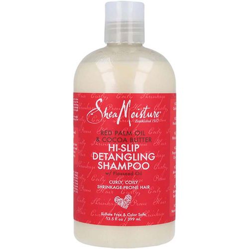 Shea Moisture Red Palm Oil & Cocoa Butter Detangling Shampoo.