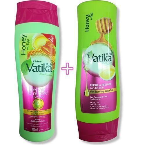 Vatika Repair & Restore Shampoo+Conditioner 400ml - HONEY & EGG bc