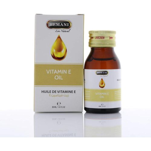 Hemani Vitamin E Oil-100% Pure & Natural for Skin,Hair and Body-Both Internal (Edible Oil) and External use.