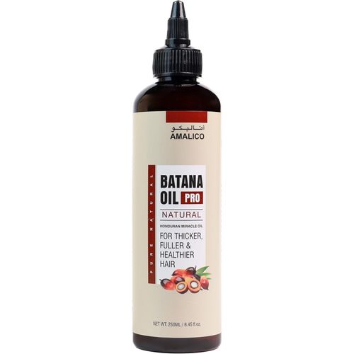 AMALICO Batana Oil Pro Natural, Honduran Miracle Oil, 250ml, For Thicker, Fuller & Healthier Hair