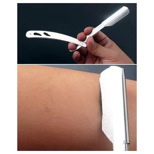 Fashion Razor Holder Men Shaving Holder Haircut Tool Stainless Steel
