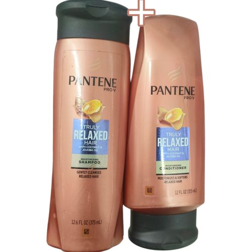 Pantene Truly Relaxed Moisturizing Shampoo + Conditioner cf