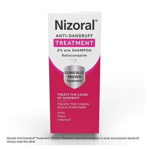 Nizoral Anti-Dandruff Shampoo With 2% Ketoconazole, Fresh Scent-100ml