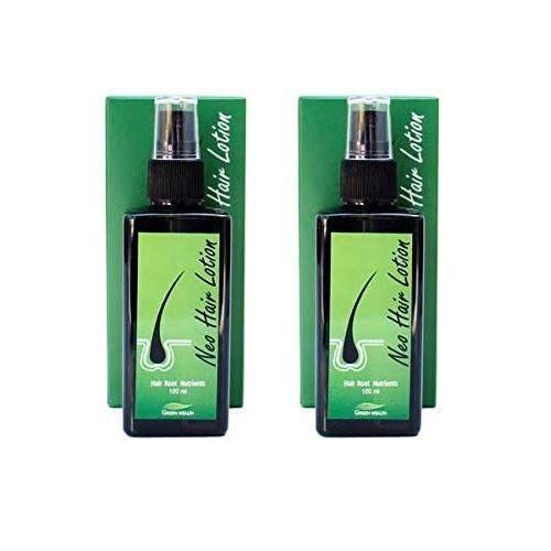 Neo 2-Pack Hair Lotion -100% Natural Hair Growth Treatment-120mL with A FREE Hair Brush.