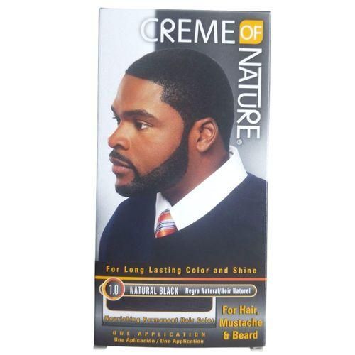 Creme Of Nature Unisex Hair Dye For Hair,Mustache & Beard, Natural Black