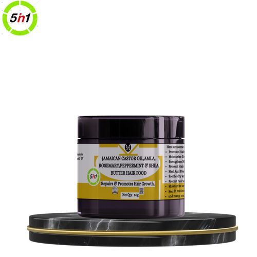 Mekis Jamaican Black Castor , Amla ,Rosemary, Peppermint Oils & Shea Butter Hair Food-For Hair Growth