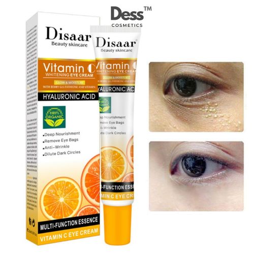Disaar Vitamin C Remove Dark Circles Eye Cream Eye Bags Firming Lifting Brighten Eye Skin Care