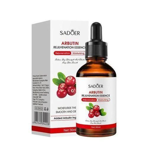 SADOER Arbutin Rejuvenation Essence Moisturizing FACE SERUM 30ml Anti-Aging Brightening Serum