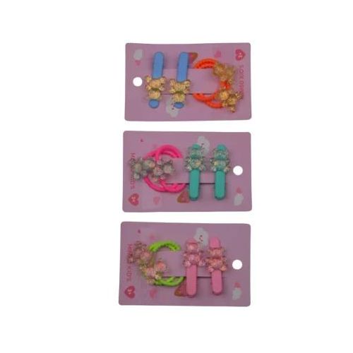 Miniso Contrast Color Stars Hair Clips (6 pcs)