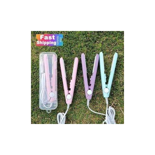 Mini Hair Straightener Flat Iron β Portable Ceramic Hair Styling Tool For Quick Touch-Ups & Travel