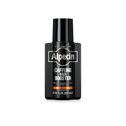Alpecin Black Edition Caffeine Hair Booster, Scalp Tonic for Men's Thinning Hair Growth - 200ml