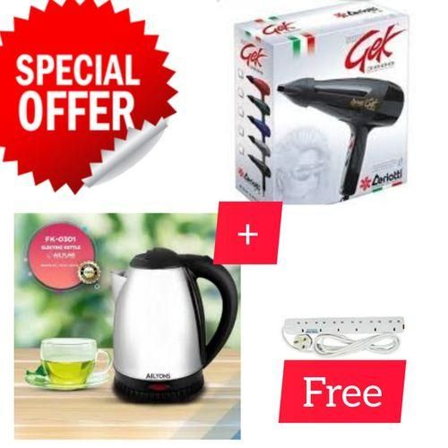 Ceriotti Cerrioti Gek 3800 +FREE AILYONS 2 LITRES KETTLE