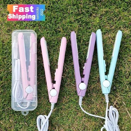 Mini Hair Straightener Flat Iron Hair Curler Portable Hair Straightener Hair Curler Flat Iron Styling Tools