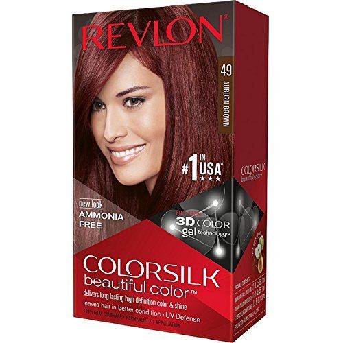 Revlon ColorSilk Auburn Brown - 49 (60ml + 60ml +10ml)