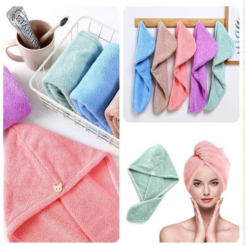 Microfiber Hair Towel β Quick Dry, Soft & Absorbent Hair Wrap for Women and Men