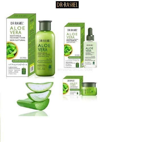 Dr. Rashel Aloe Vera Face Serum + Moisture Cream + Toner 3 IN 1 SET