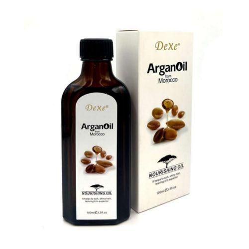 Dexe Moroccan Argan Oil Pure Natural Organic For Softer & Healthier Hair-100mL