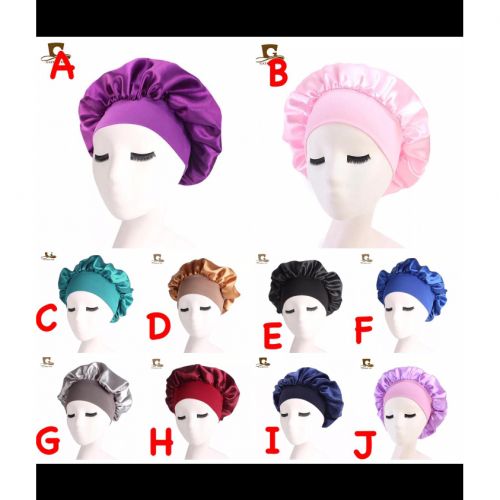 Satin Hair Bonnet/sleeping Hair Cap/silk Hair Cap