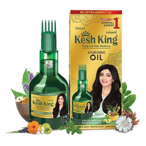 Kesh King Ayurvedic Scalp and Natural Herbal Hair Oil-300 ml